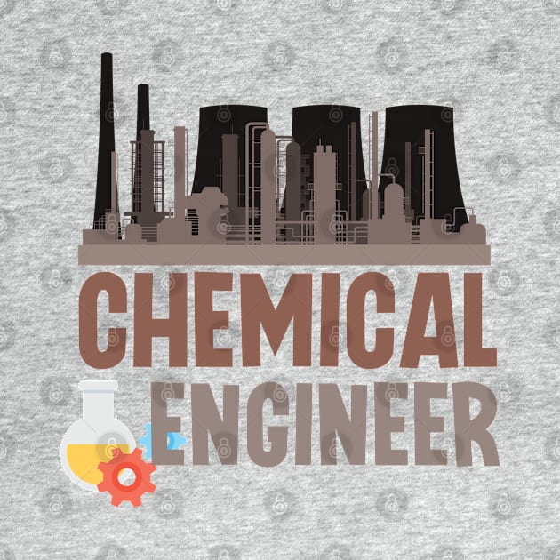 Chemical Engineer with Power Plant Background by PongPete